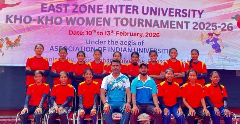 विश्वविद्यालय की महिला खो-खो टीम ऑल इंडिया इंटर यूनिवर्सिटी प्रतियोगिता के लिए क्वालिफाई 2026